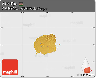 Physical Map of MWEA, single color outside
