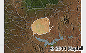 Satellite Map of MWEA, darken