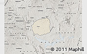 Shaded Relief Map of MWEA, semi-desaturated