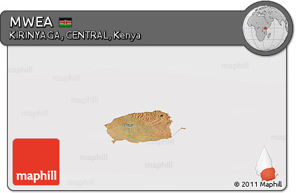 Satellite Panoramic Map of MWEA, cropped outside