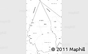 Blank Simple Map of KIRINYAGA