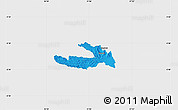 Political Map of KIHARU, single color outside