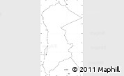 Blank Simple Map of KIENI EAST