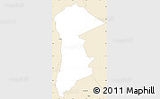 Classic Style Simple Map of KIENI EAST