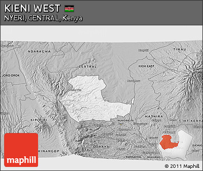 Gray 3D Map of KIENI WEST
