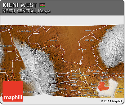 Physical 3D Map of KIENI WEST