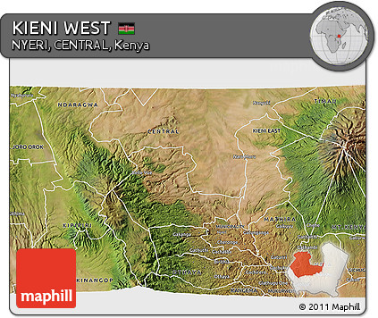 Satellite 3D Map of KIENI WEST