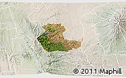 Satellite 3D Map of KIENI WEST, lighten