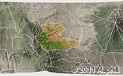 Satellite 3D Map of KIENI WEST, semi-desaturated