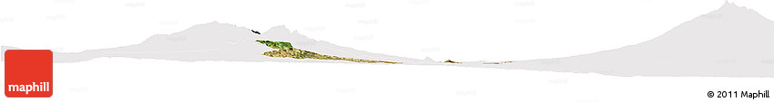 Satellite Horizon Map of KIENI WEST, cropped outside