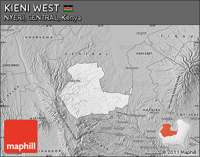 Gray Map of KIENI WEST
