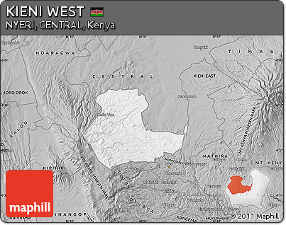 Gray Map of KIENI WEST