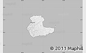 Gray Map of KIENI WEST, single color outside