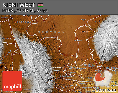 Physical Map of KIENI WEST