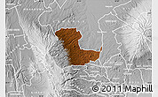 Physical Map of KIENI WEST, lighten, desaturated