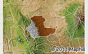 Physical Map of KIENI WEST, satellite outside