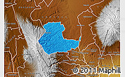 Political Map of KIENI WEST, physical outside