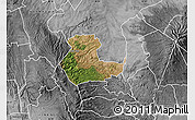 Satellite Map of KIENI WEST, desaturated
