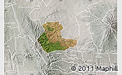 Satellite Map of KIENI WEST, lighten, semi-desaturated