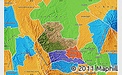Satellite Map of KIENI WEST, political outside