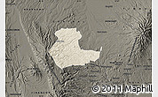 Shaded Relief Map of KIENI WEST, darken