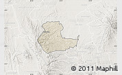 Shaded Relief Map of KIENI WEST, lighten