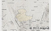 Shaded Relief Map of KIENI WEST, semi-desaturated