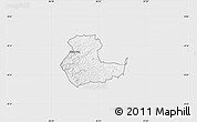 Silver Style Map of KIENI WEST, single color outside