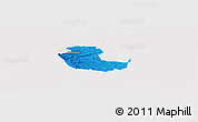 Political Panoramic Map of KIENI WEST, cropped outside