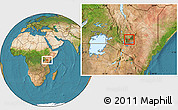 Satellite Location Map of MATHIRA
