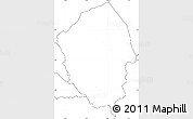 Blank Simple Map of MATHIRA, no labels