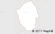 Classic Style Simple Map of MATHIRA, cropped outside