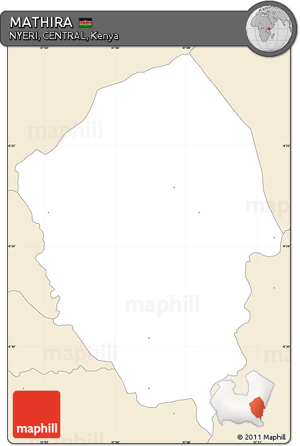 Classic Style Simple Map of MATHIRA