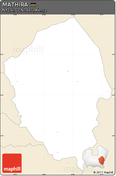 Classic Style Simple Map of MATHIRA