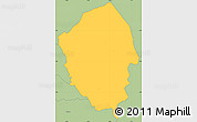 Savanna Style Simple Map of MATHIRA