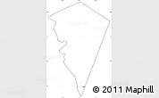 Blank Simple Map of MT.KENYA FOREST/N.PARK, cropped outside