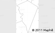 Blank Simple Map of MT.KENYA FOREST/N.PARK, no labels