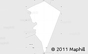 Silver Style Simple Map of MT.KENYA FOREST/N.PARK