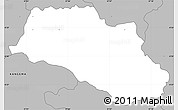 Gray Simple Map of MUKURWEINI