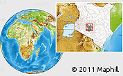 Physical Location Map of OTHAYA, highlighted country, highlighted grandparent region
