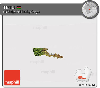 Satellite 3D Map of TETU, cropped outside