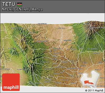 Satellite 3D Map of TETU