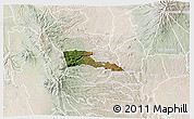 Satellite 3D Map of TETU, lighten