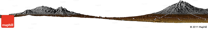Physical Horizon Map of TETU, darken