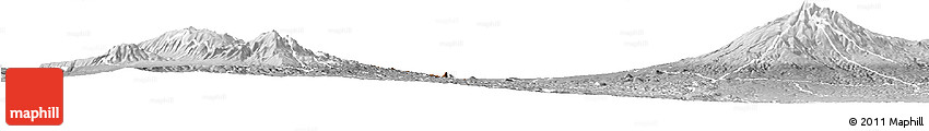 Physical Horizon Map of TETU, lighten, desaturated