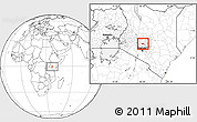 Blank Location Map of TETU