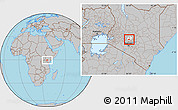 Gray Location Map of TETU, highlighted parent region