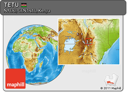 Physical Location Map of TETU