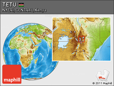 Physical Location Map of TETU