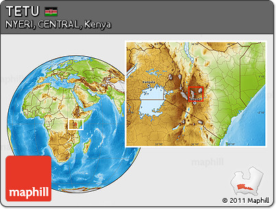 Physical Location Map of TETU